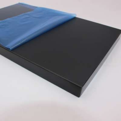 High quality supper matt black color PET MDF for interior  kitchen cabinet and wardrobe