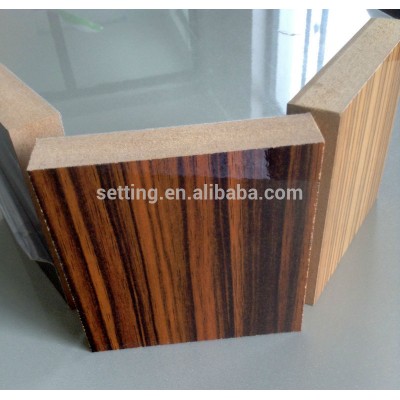 PVC Material sheet with wood grain design for wardrobe door panels